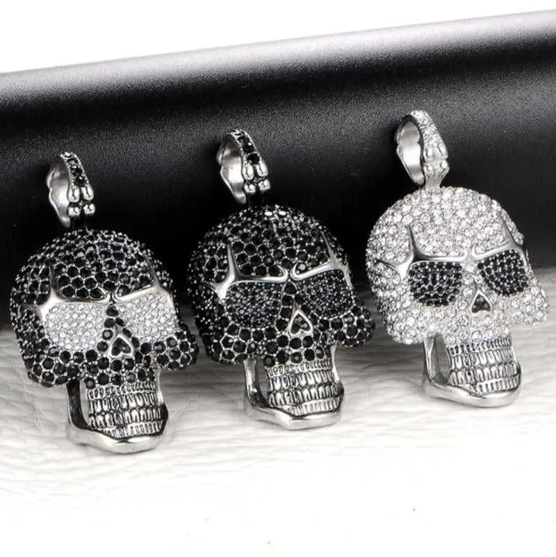 Cycolinks Full Zircon Skull Necklace