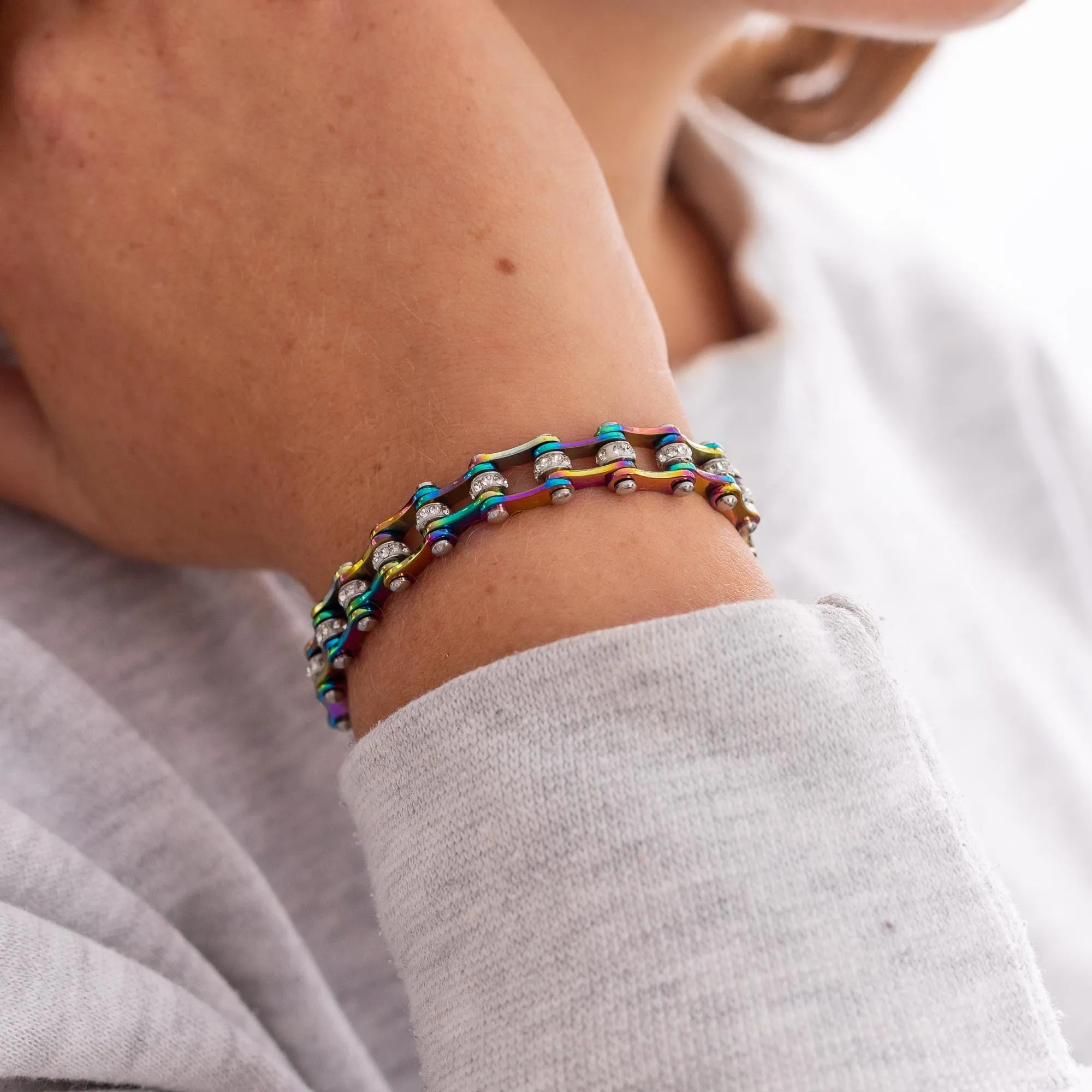 Cycolinks Rainbow Crystal Bracelet