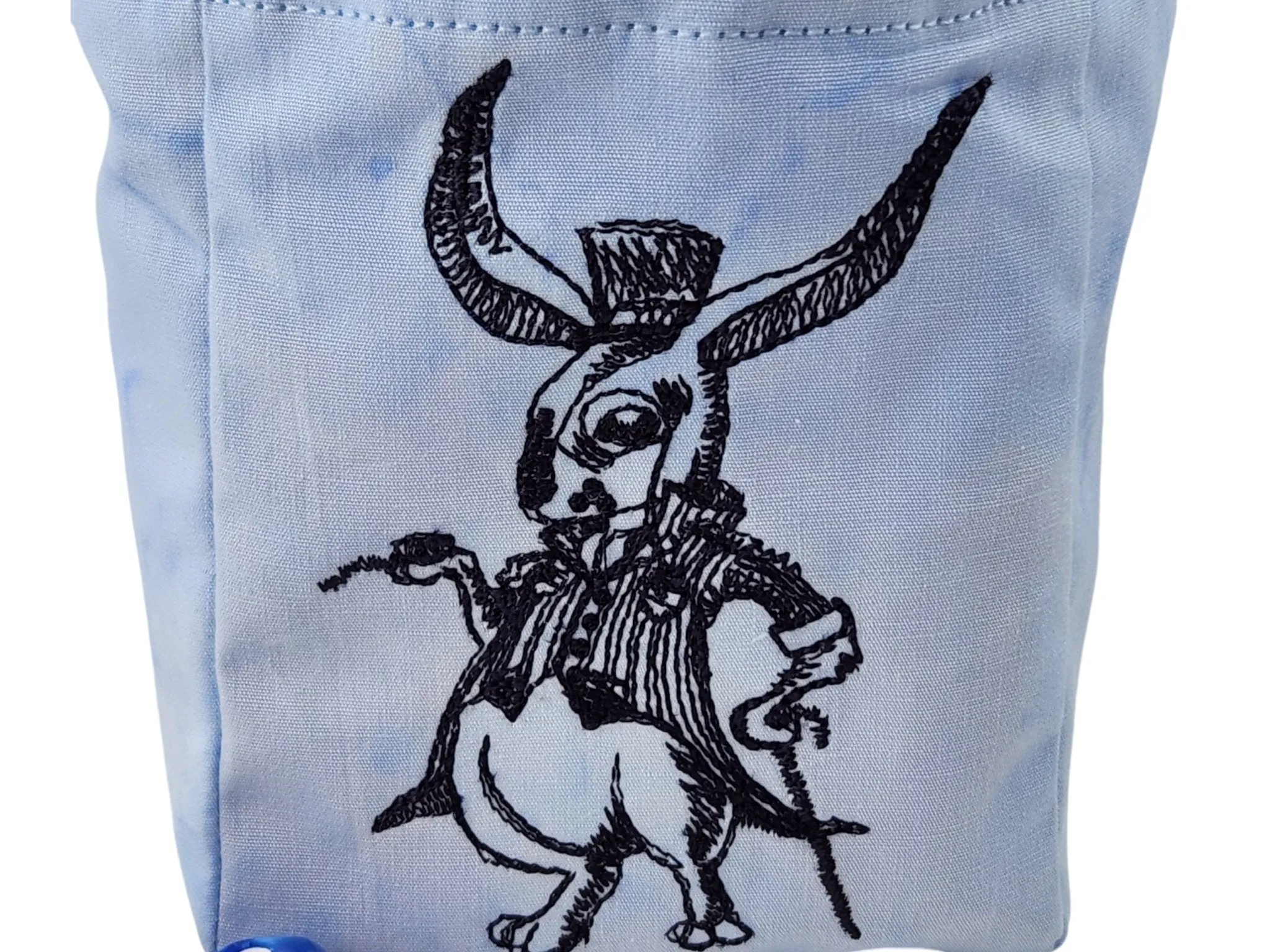 Dapper Rabbit dice bag