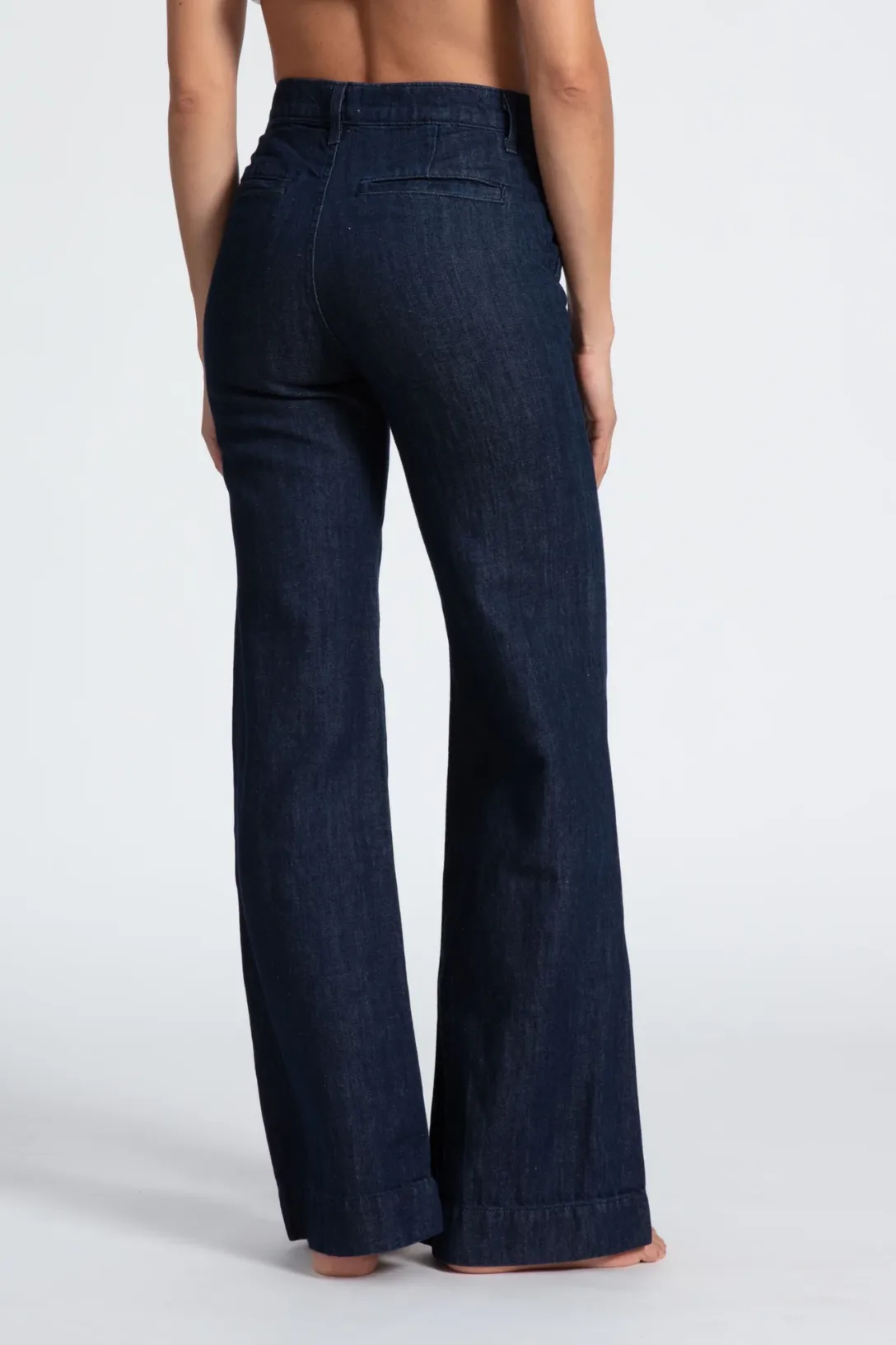 Denim Trouser Indigo Linen