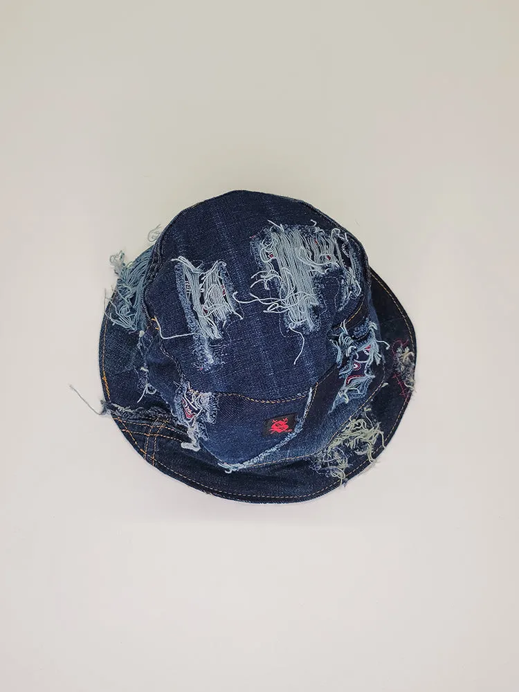 Denim/Paisley Bucket Hat