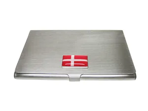 Denmark Flag Business Card Holder