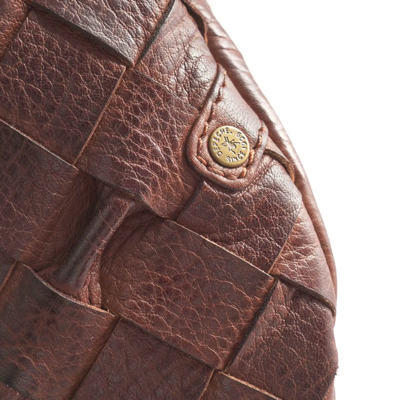 Depeche Brown Leather Bumbag/Sling Bag