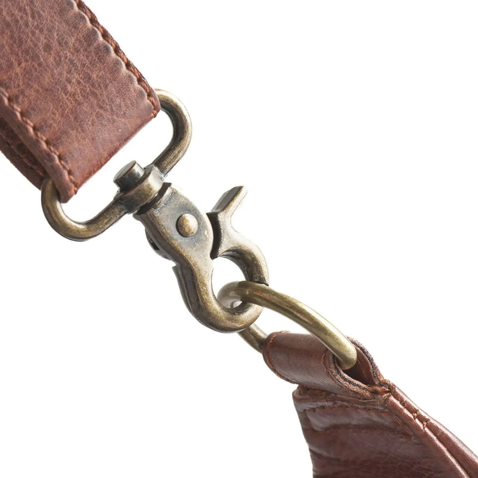 Depeche Brown Leather Bumbag/Sling Bag