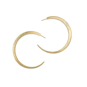 diamond major eclipse hoops