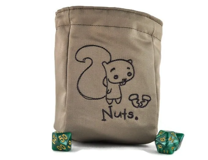 dice bag funny squirrel