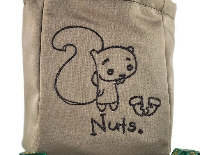 dice bag funny squirrel