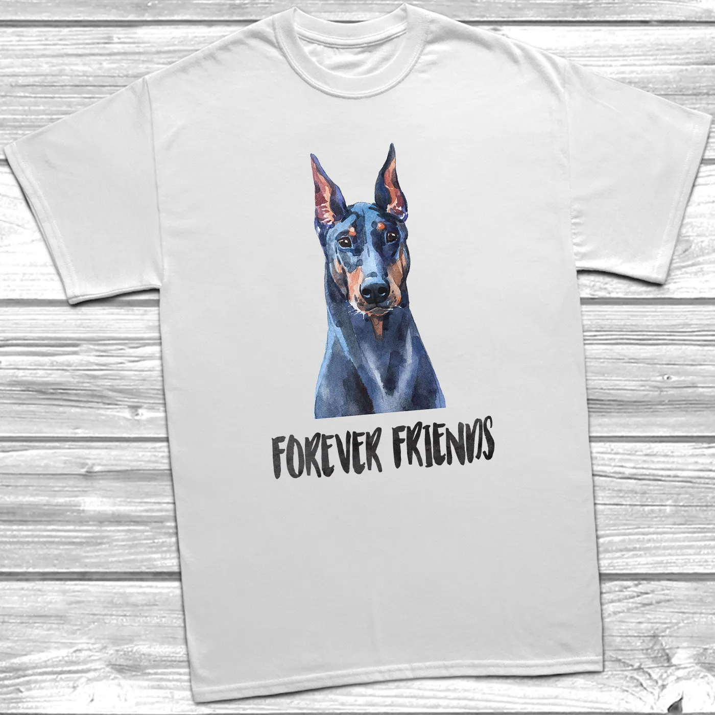 Doberman Pinscher Forever Friends T-Shirt