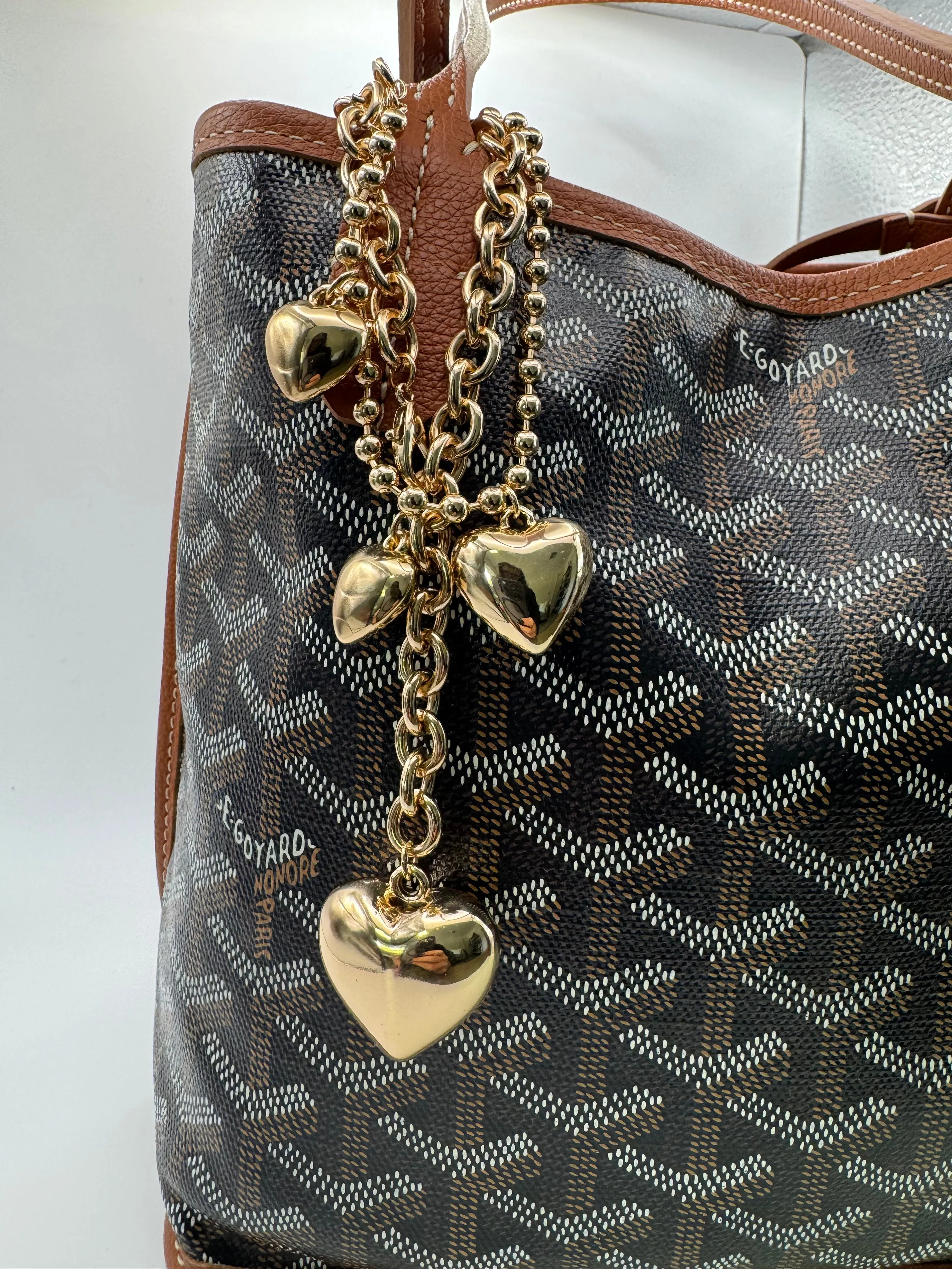 Double Heart Bag Bracelet