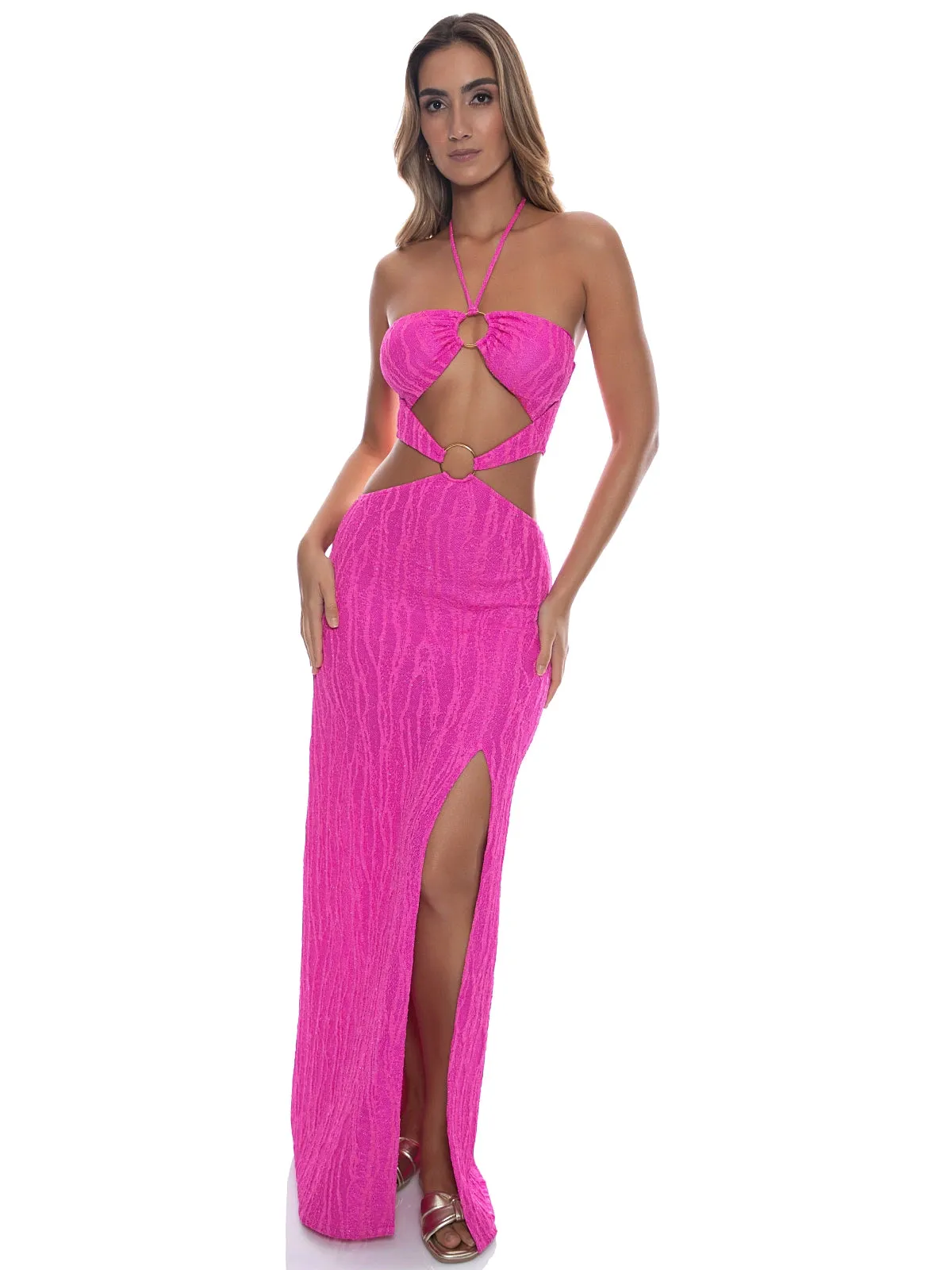 Double Loop Bandeau Dress