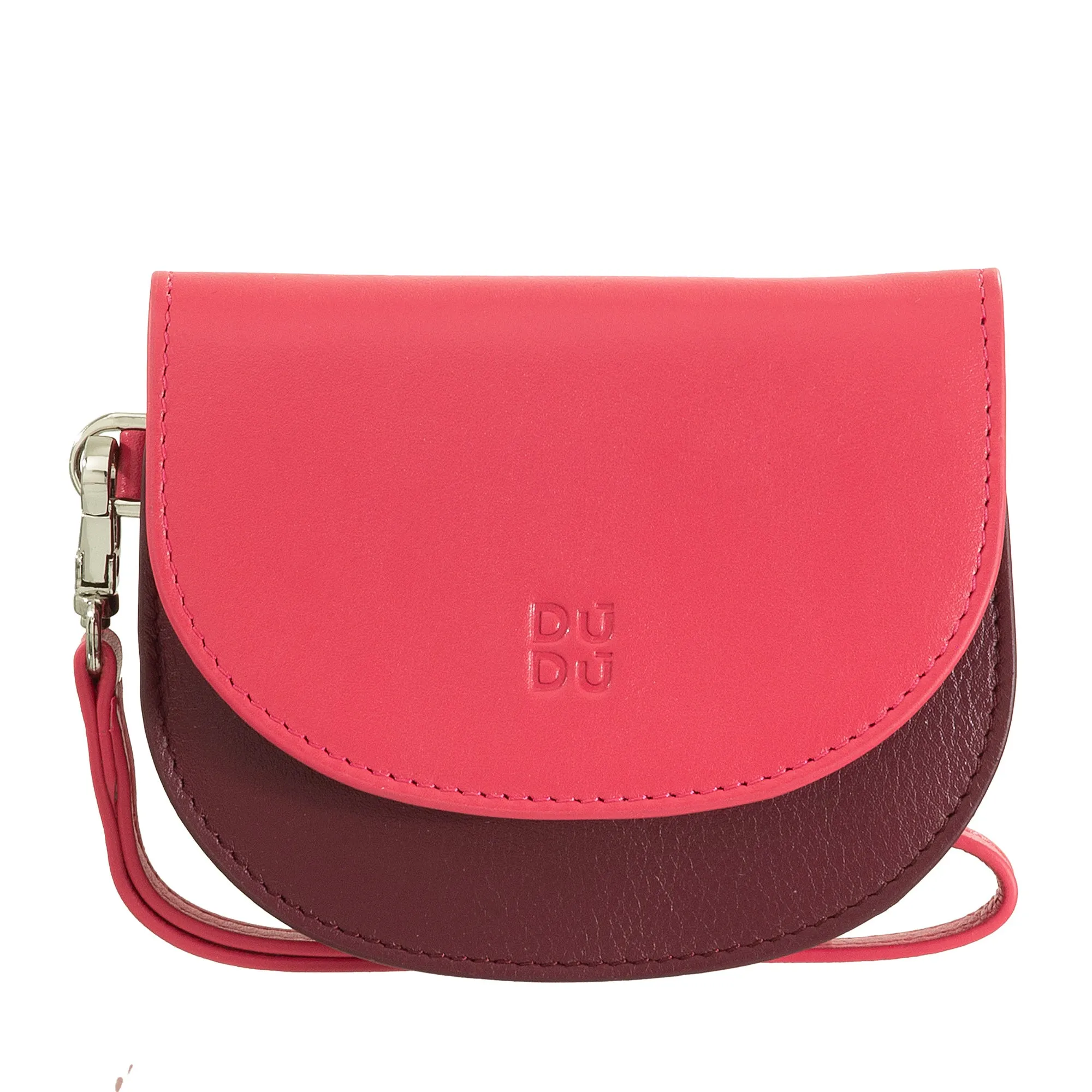 DUDU Women's Wall Wallet Wallet, Small Colorful Portfolio Portamonete Carter Banknotes with Laccetto
