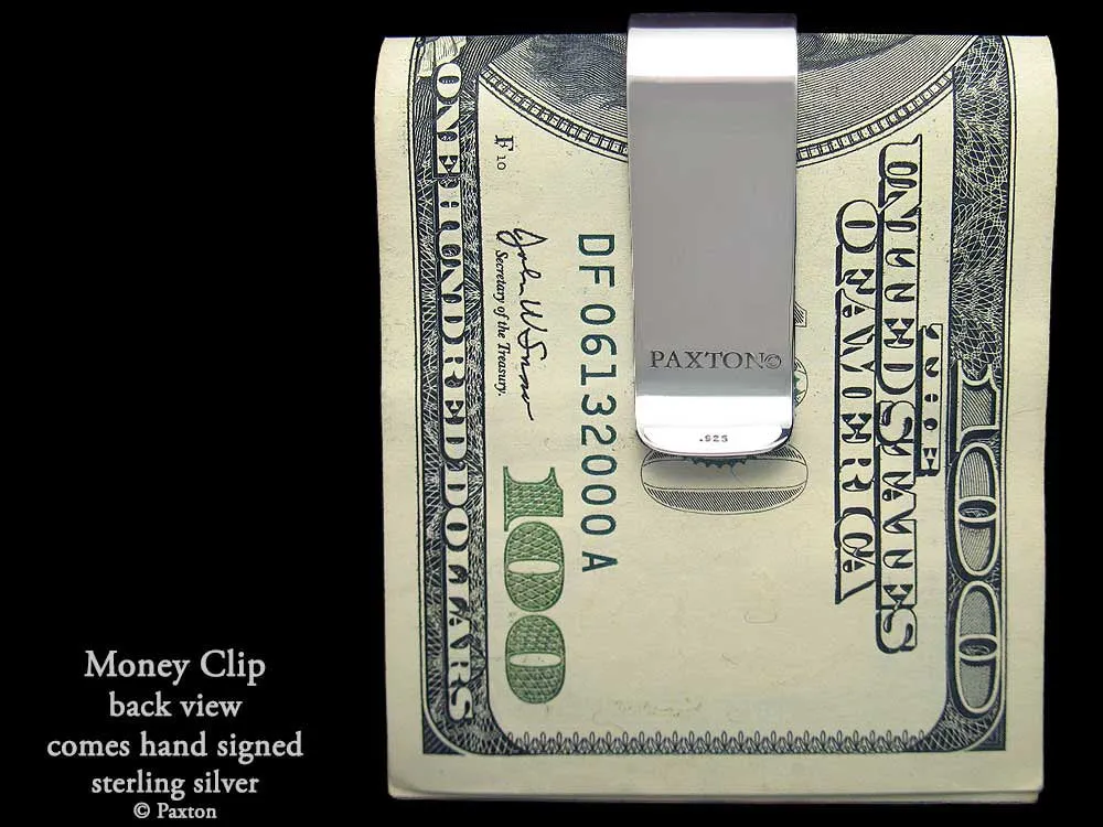 Eagle Head Money Clip Sterling Silver