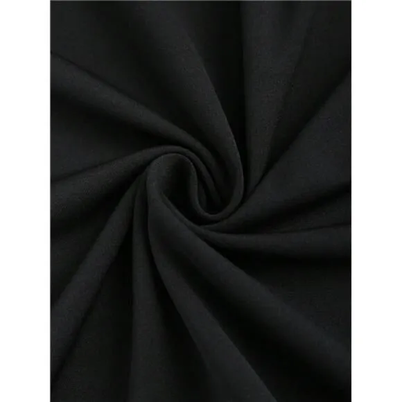 Elegant Open Back Flared Waist Sleeveless Dress Suitable For Evening Event