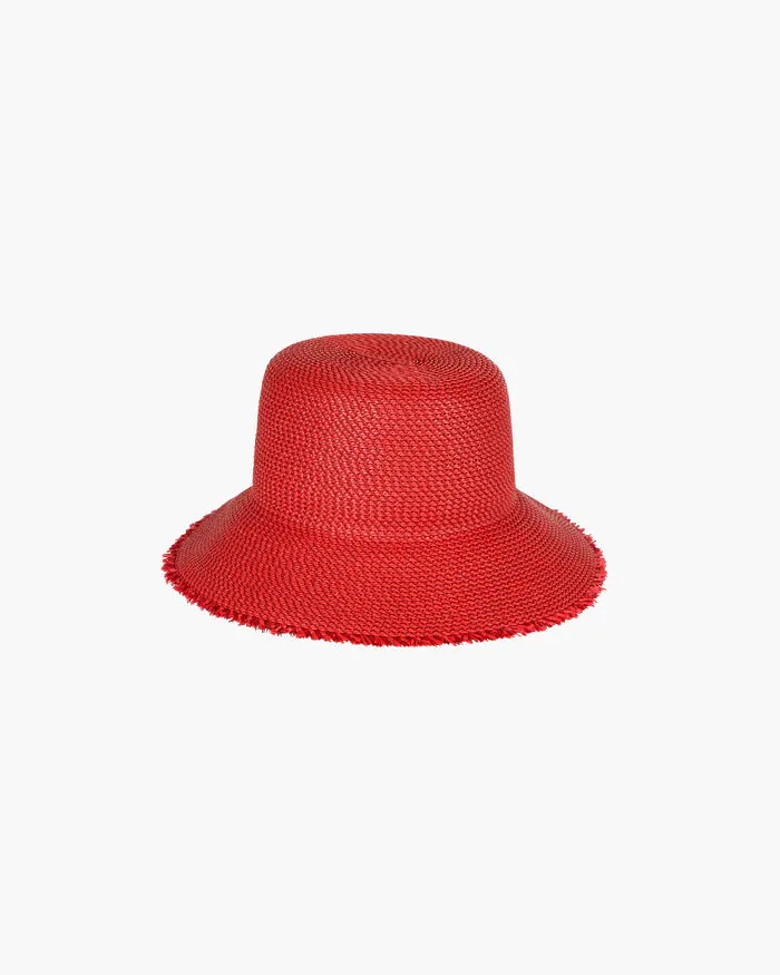 Eric Javits Squishee Bucket in Red