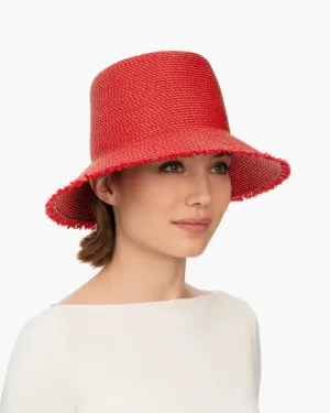 Eric Javits Squishee Bucket in Red