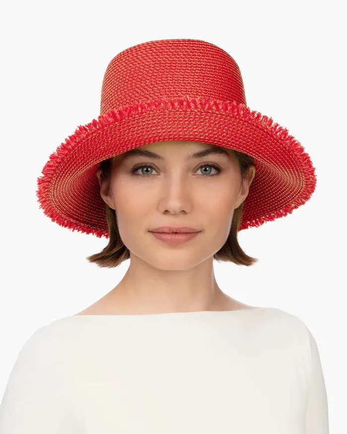 Eric Javits Squishee Bucket in Red