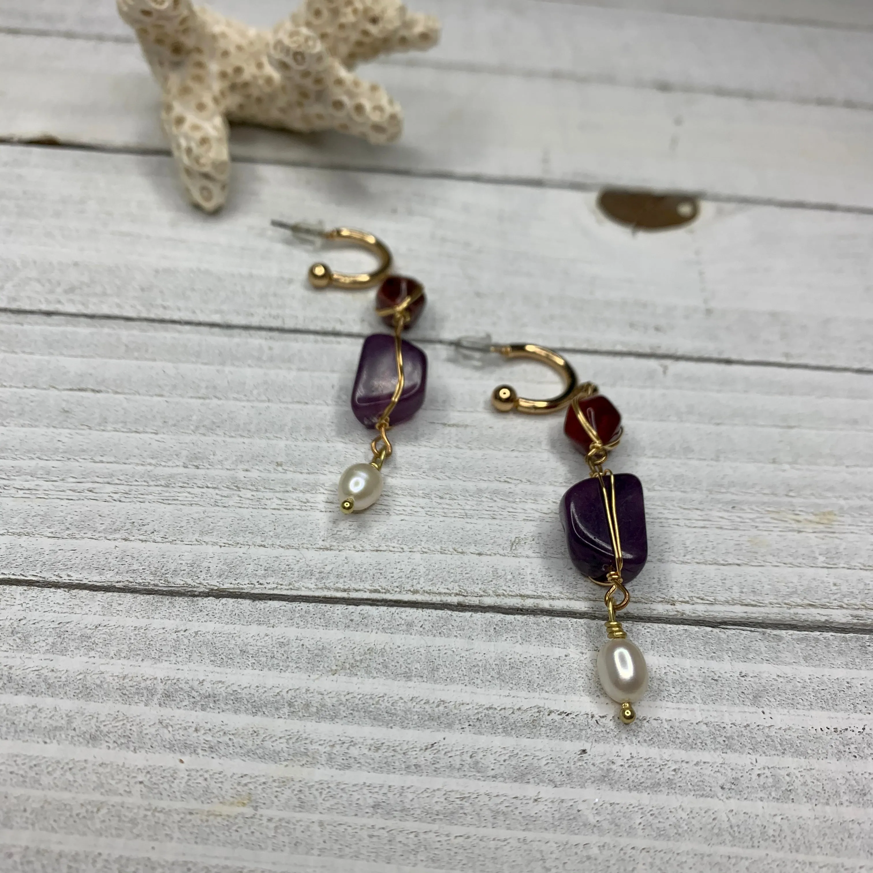 Erika Williner Designs - Violet Earrings
