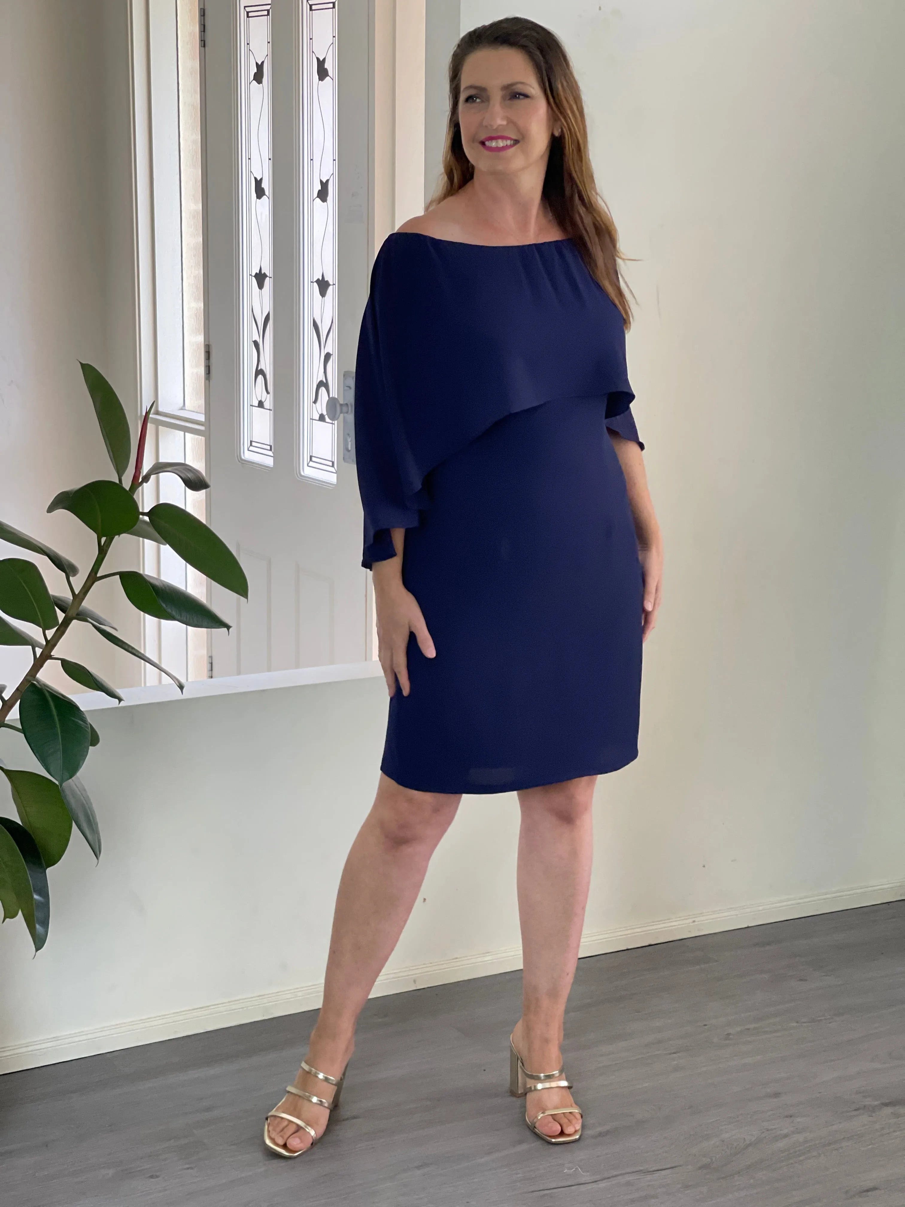 Esme Navy Evening Dress