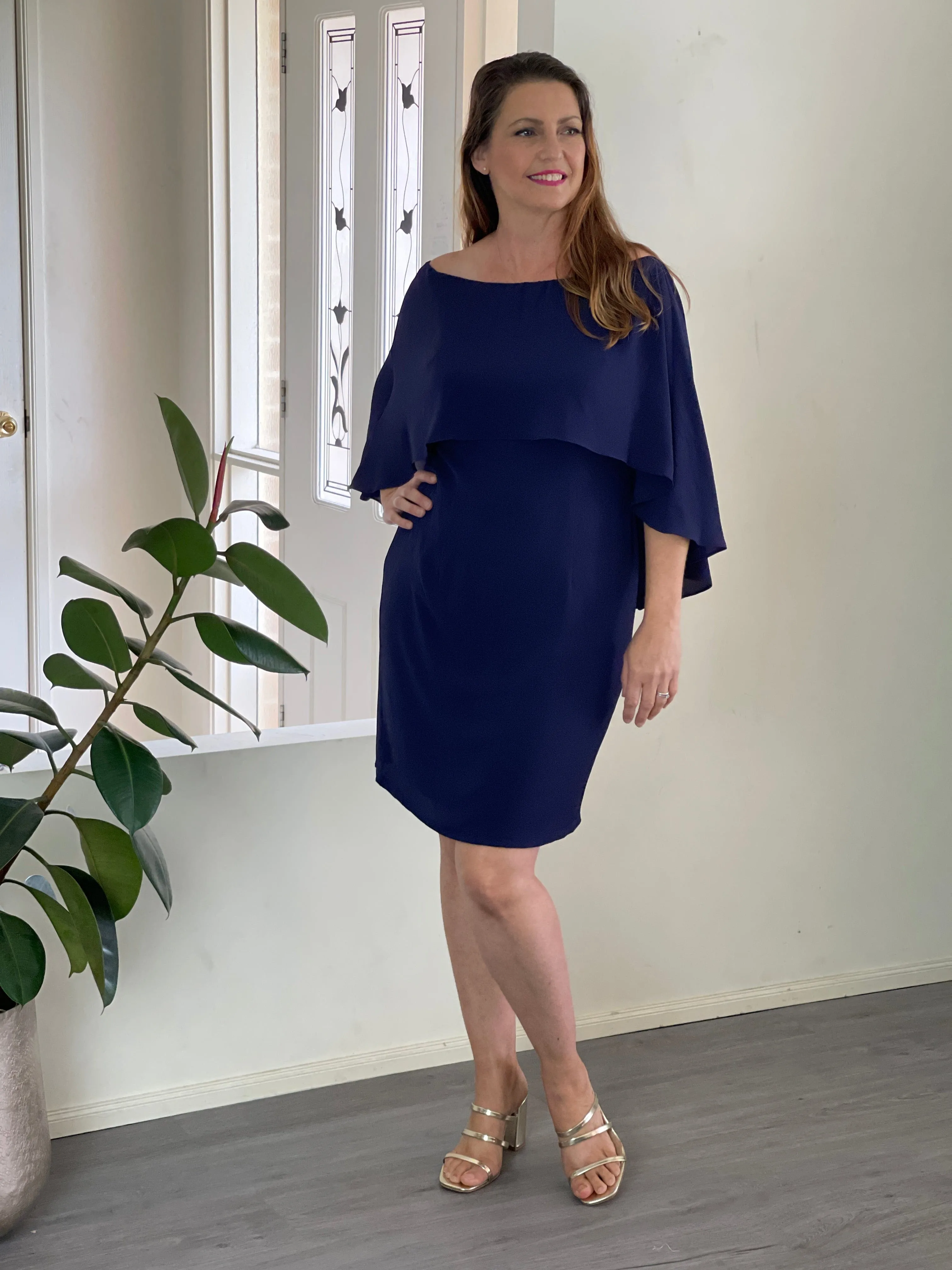 Esme Navy Evening Dress