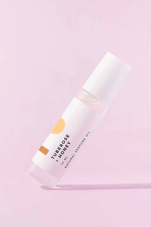 Essential Oil Perfume Roller: Tuberose & Honey