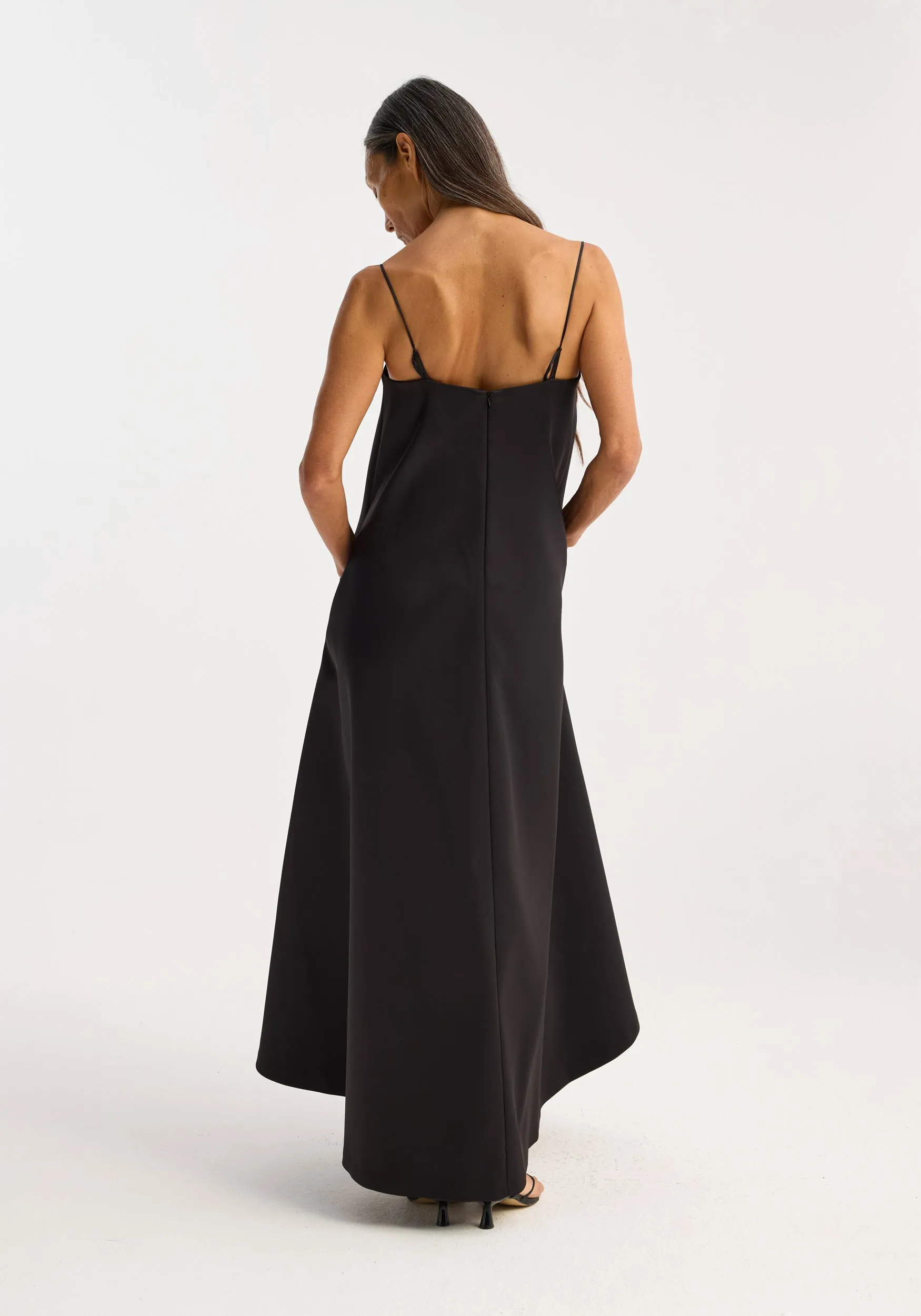 Evening Satin Tank Dress