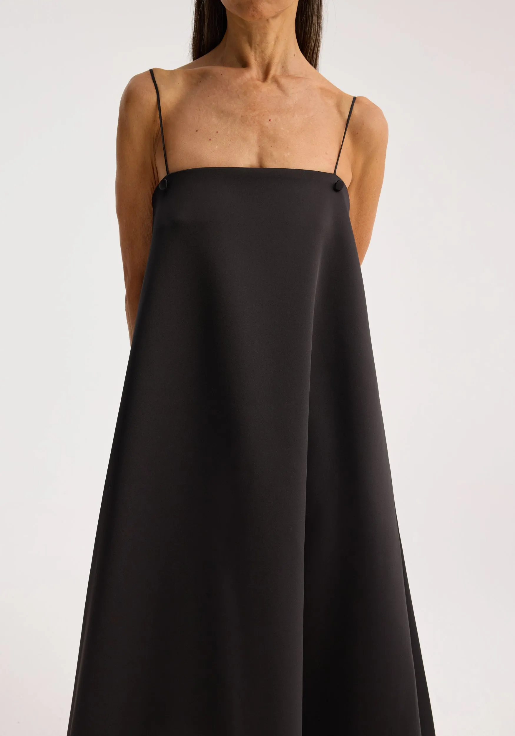Evening Satin Tank Dress