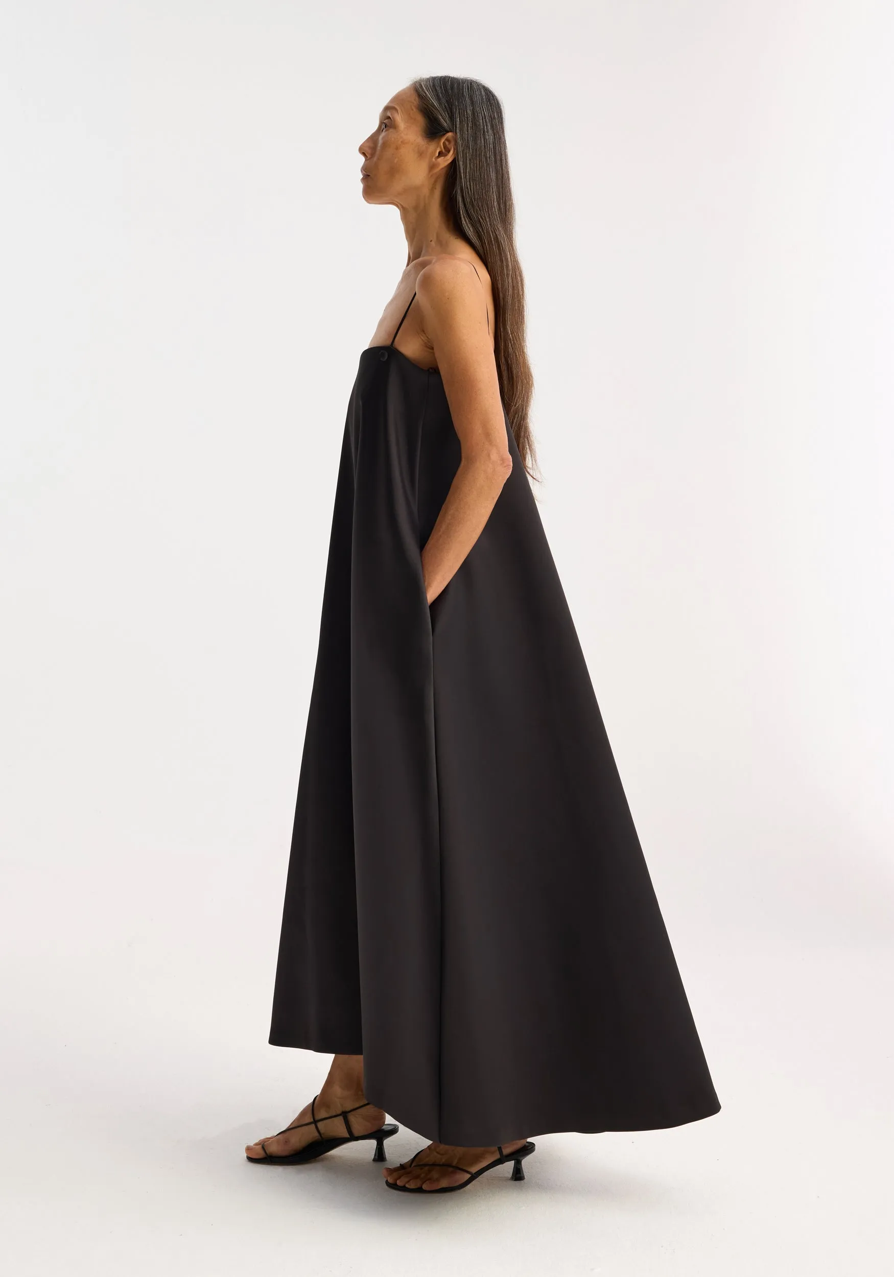 Evening Satin Tank Dress