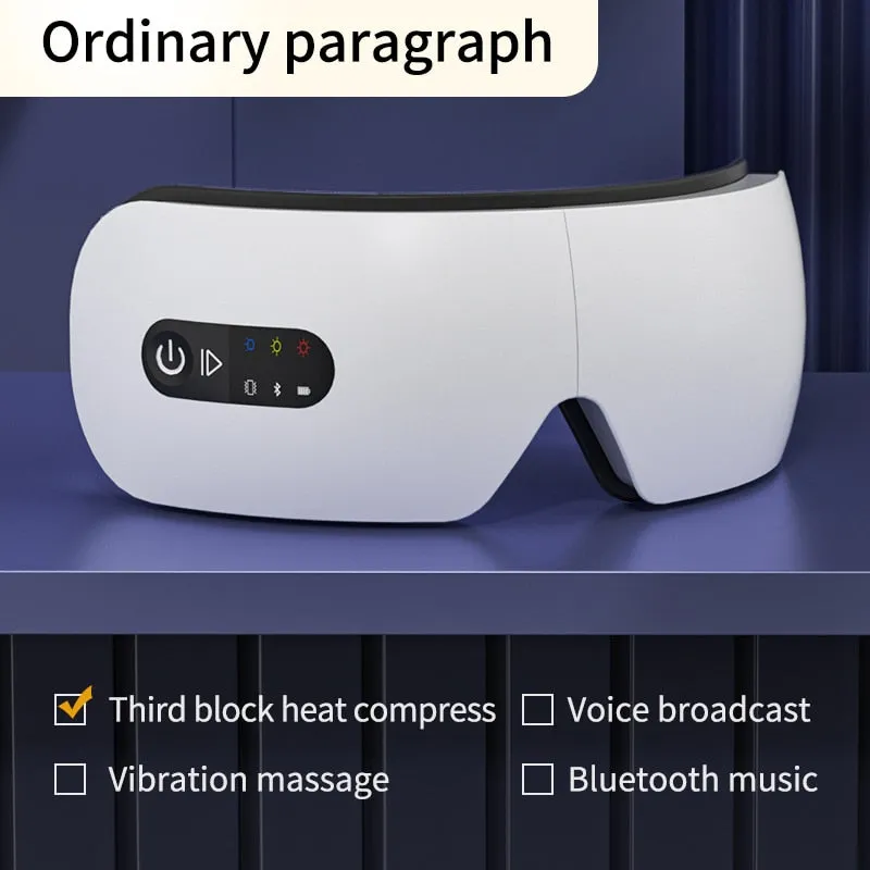Eye Massager with Music for Migraines