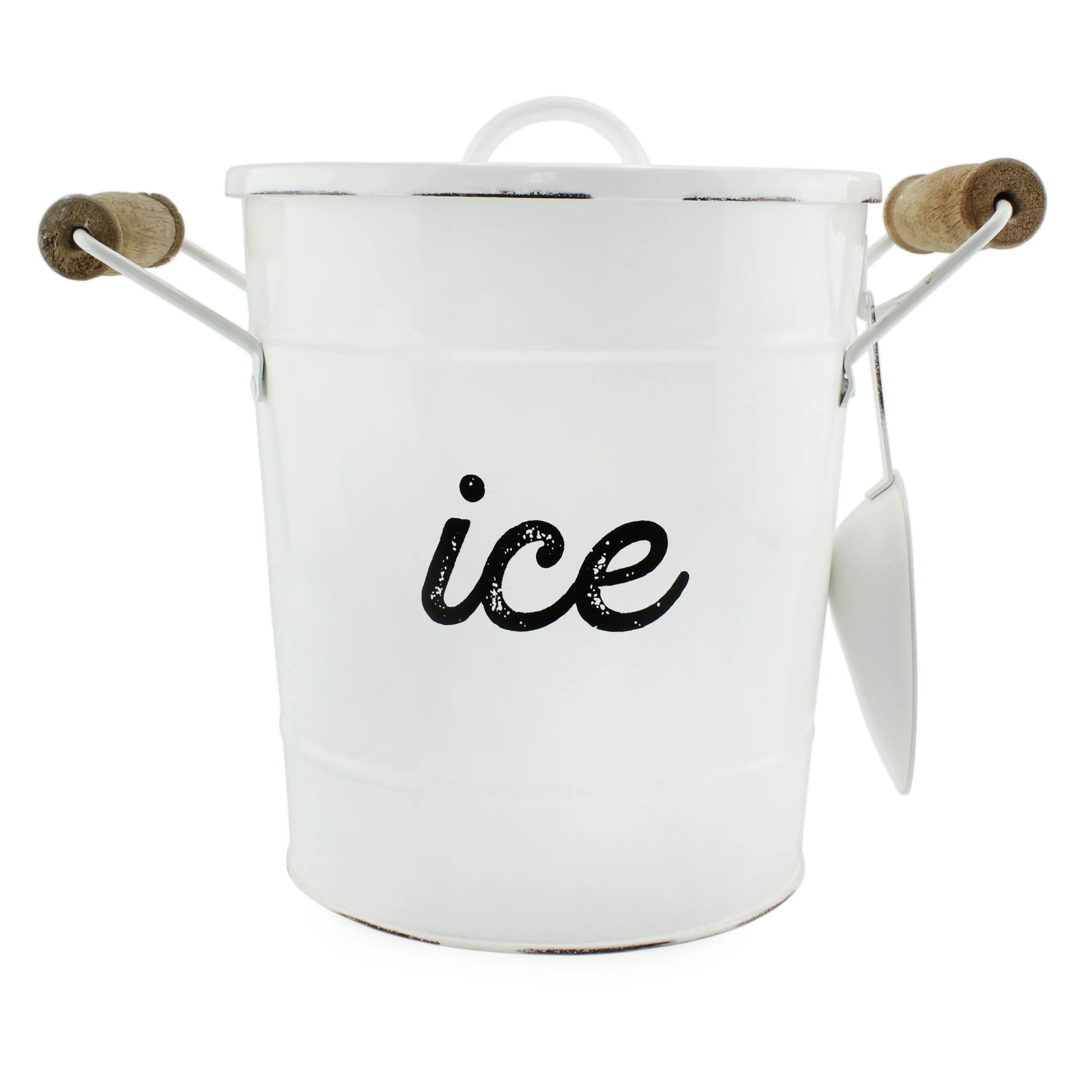 Farmhouse Enamelware Ice Bucket