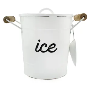 Farmhouse Enamelware Ice Bucket