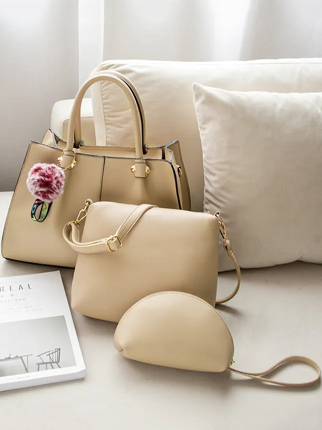 Fashion New Three-piece Bag Diagonal Handbag