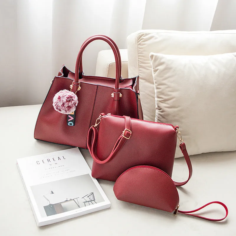 Fashion New Three-piece Bag Diagonal Handbag