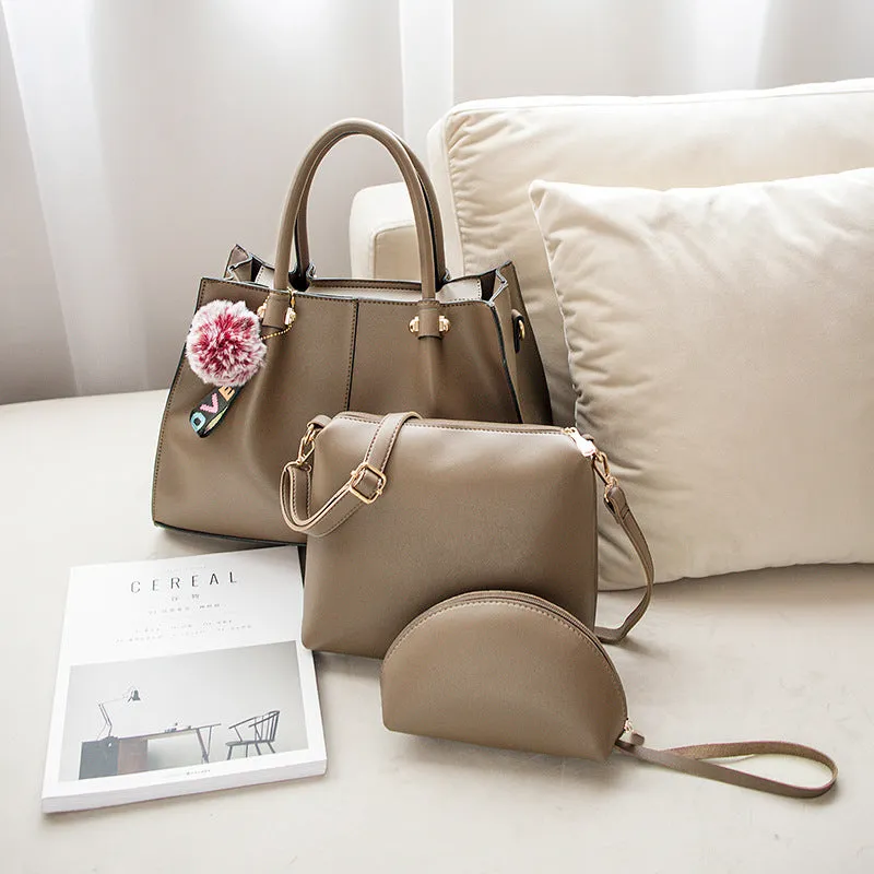 Fashion New Three-piece Bag Diagonal Handbag