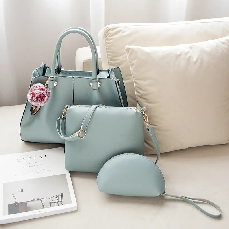 Fashion New Three-piece Bag Diagonal Handbag