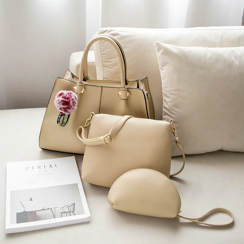 Fashion New Three-piece Bag Diagonal Handbag
