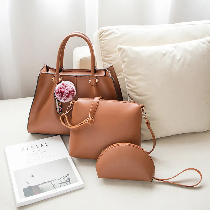 Fashion New Three-piece Bag Diagonal Handbag