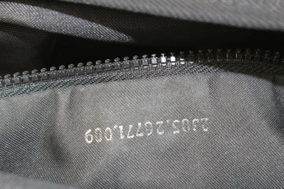 Fendi Black Silver Plaque Messenger Bag 1013f24