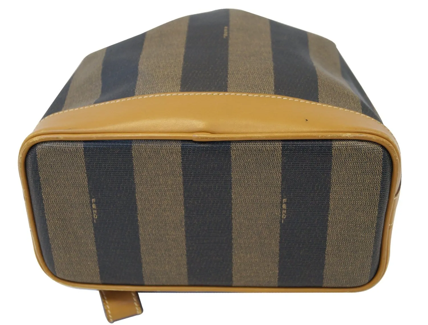FENDI PVC Leather Brown Shoulder Bag