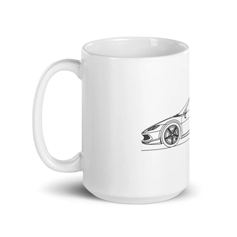 Ferrari 296 GTB Silhouette Mug