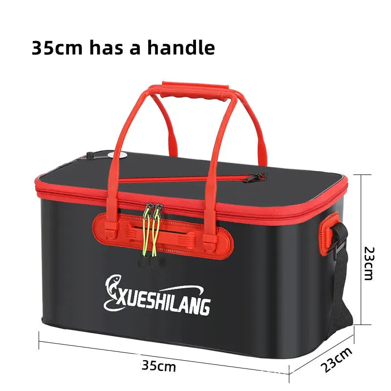 Fishing bag eva fish bucket integrated live bait bag folding fish box