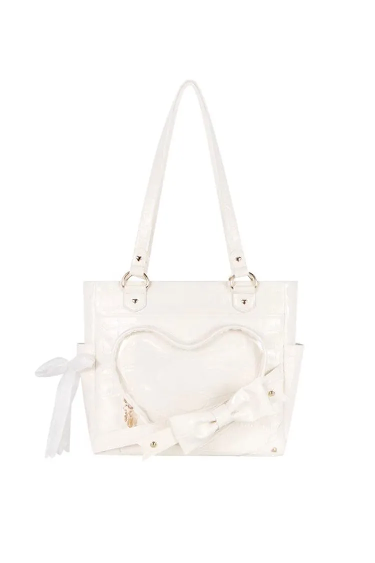Floating Amber Transparent Love Bowknot Sweet Elegant Lolita Shoulder Bag 4 Colors