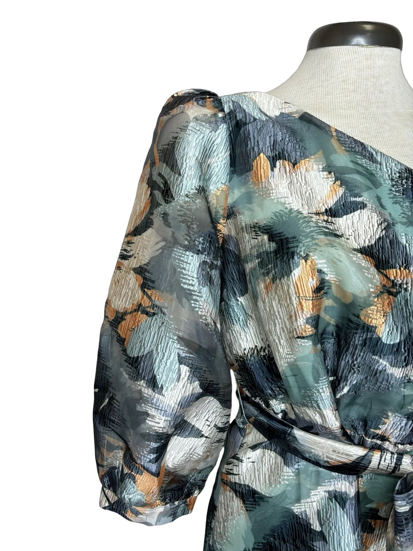Floral Monet One Shoulder Dress