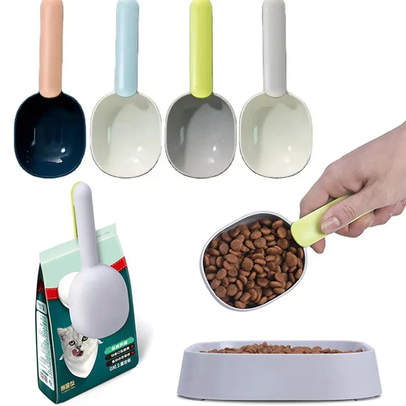 Food Scoop With Sealing Bag Clip
