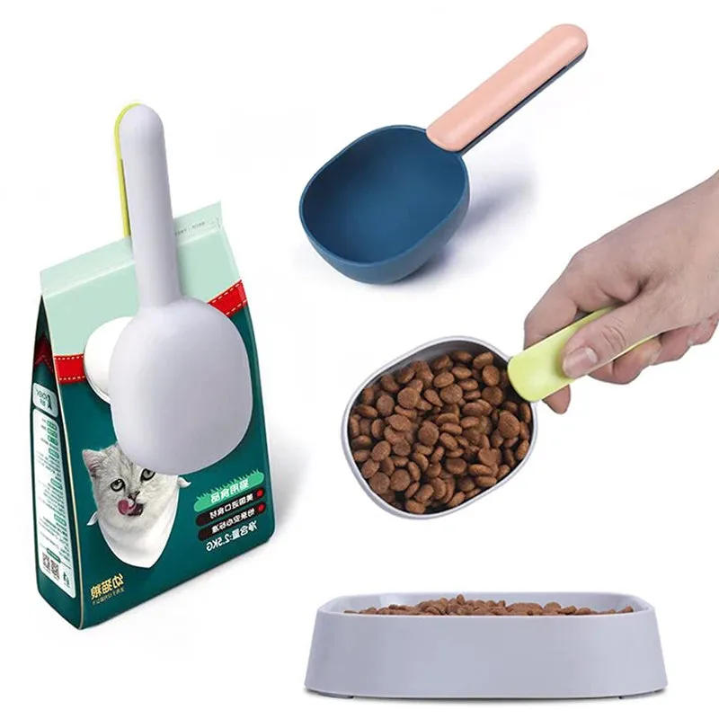 Food Scoop With Sealing Bag Clip