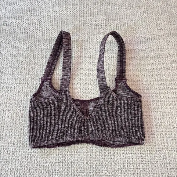 Free People Arrondi Bra in Merlot M/L