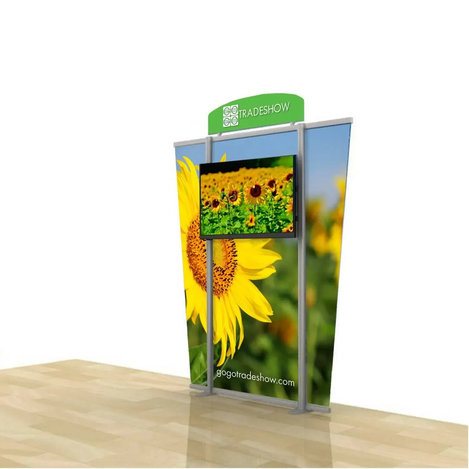 Freestanding Hybrid Monitor Display