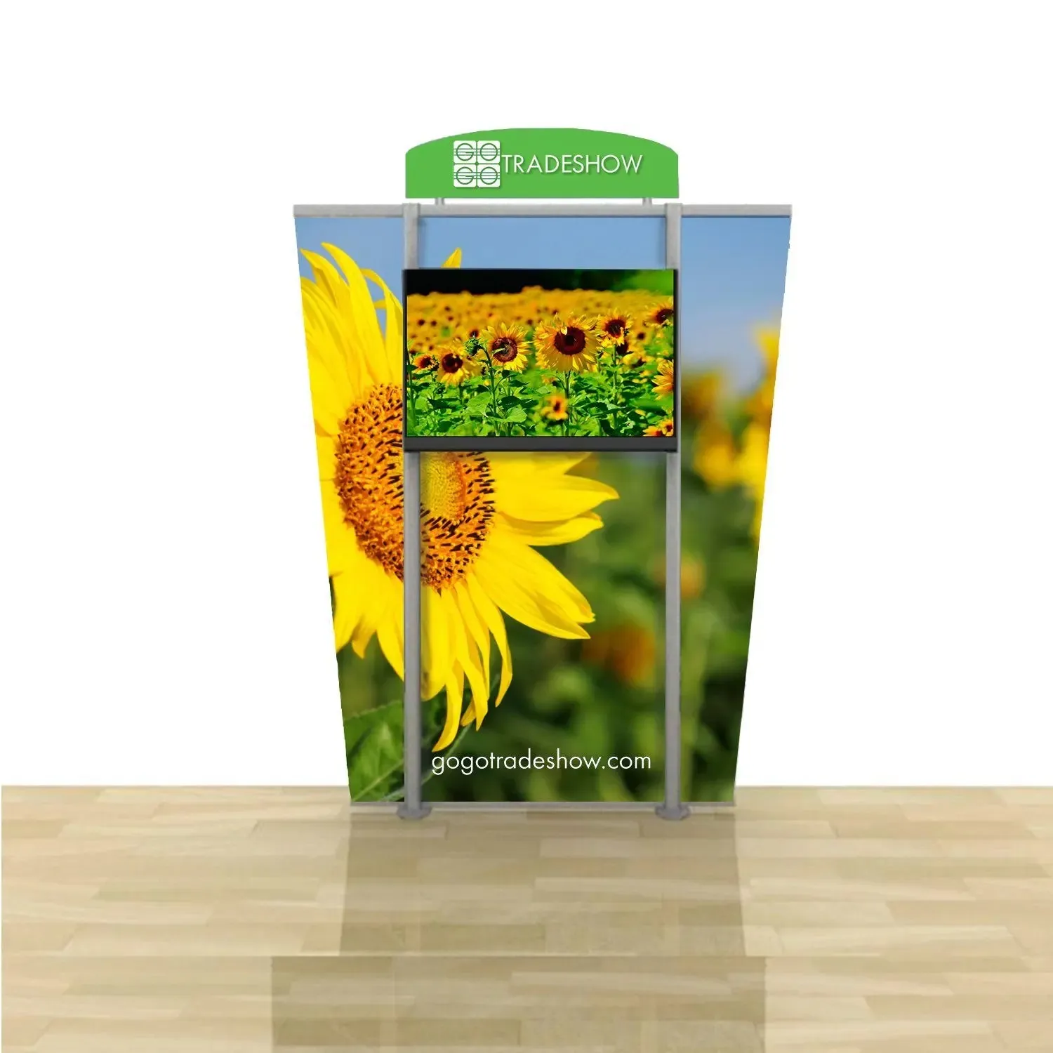 Freestanding Hybrid Monitor Display