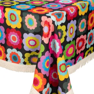 Fringed Tablecloth Retro Chic