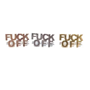 Fuck Off Earrings