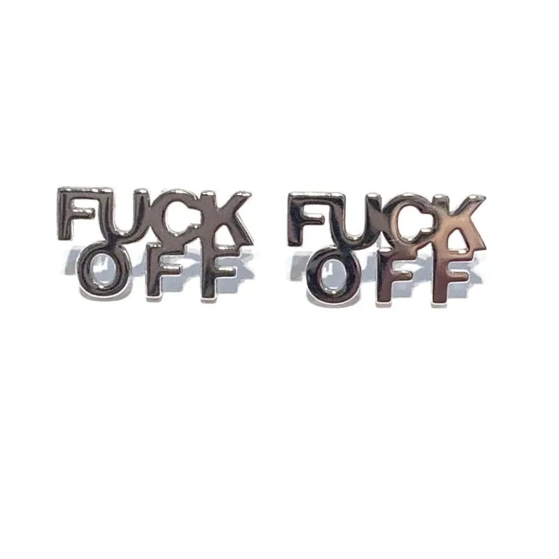 Fuck Off Earrings